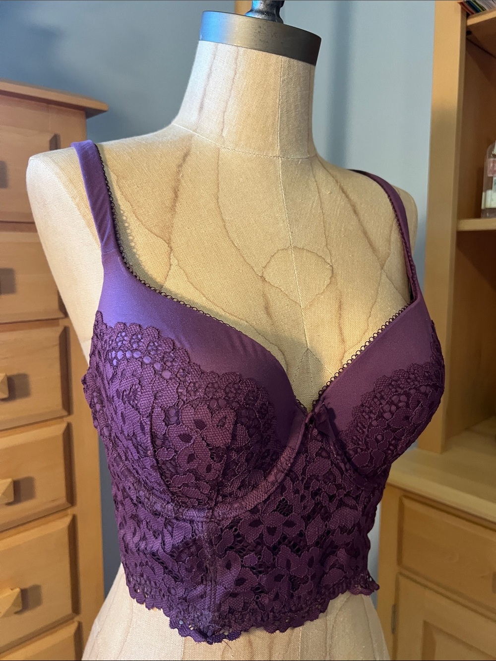 Victoria's Secret Purple Body By Victoria  Bra